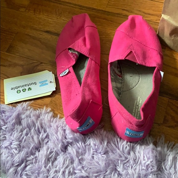 Hot Pink Brand New Toms - Picture 2 of 2